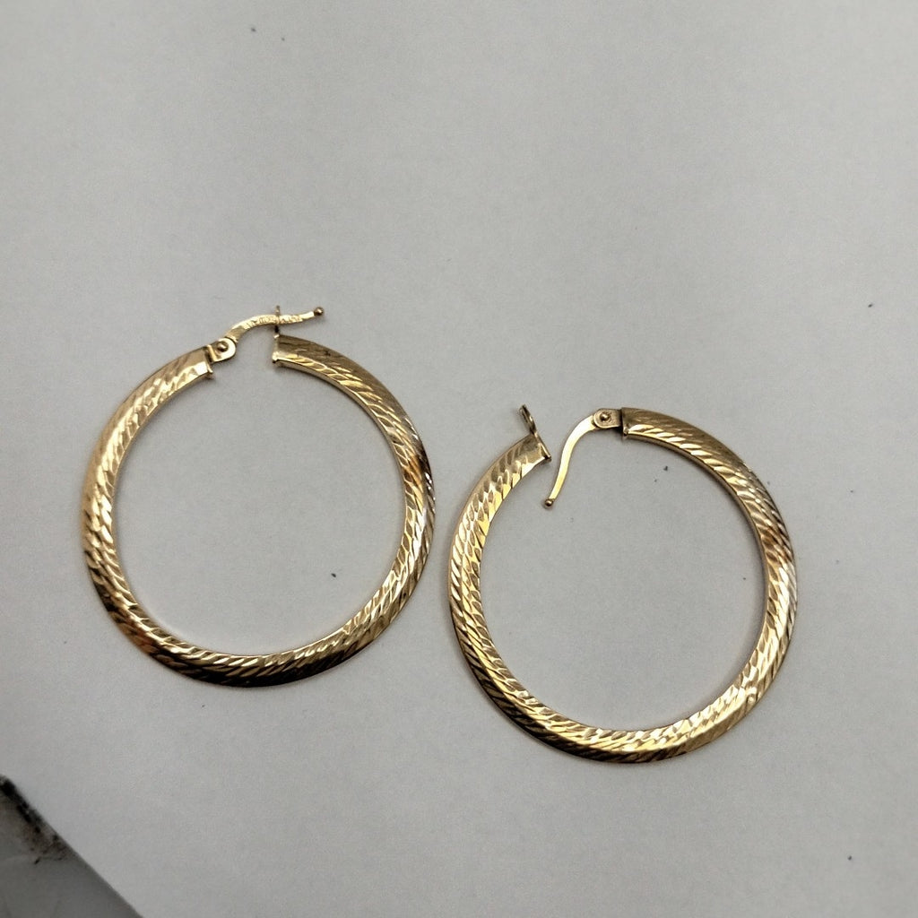 ARRACADAS PAR ORO 14 K 2.4 GRMS (SEMINUEVO)