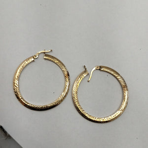 ARRACADAS PAR ORO 14 K 2.4 GRMS (SEMINUEVO)