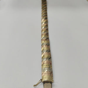 PULSERA ORO COMBINADO 14 K 21.8 GRMS (SEMINUEVO)