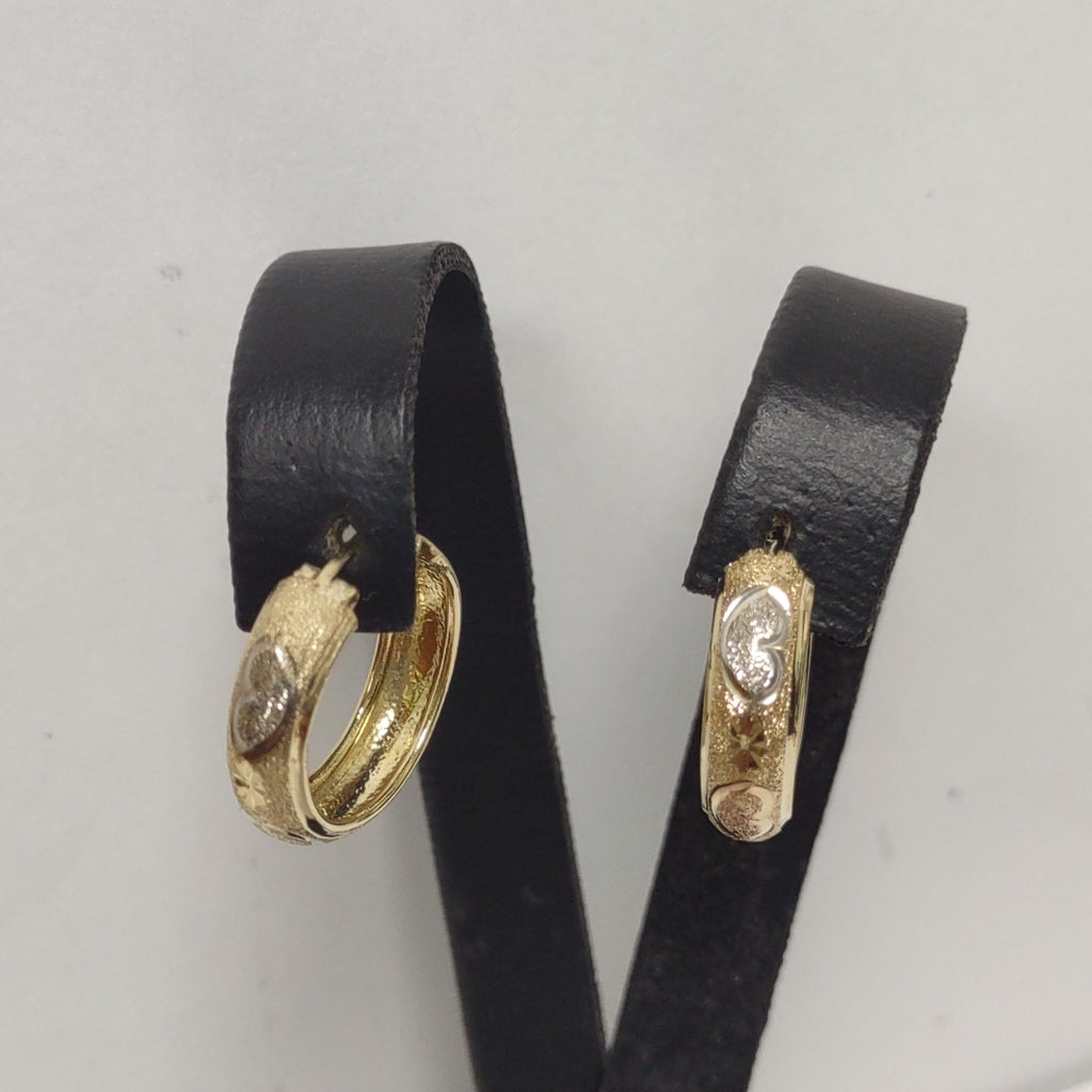 ARRACADAS PAR ORO 10 K 2.4 GRMS (SEMINUEVO)