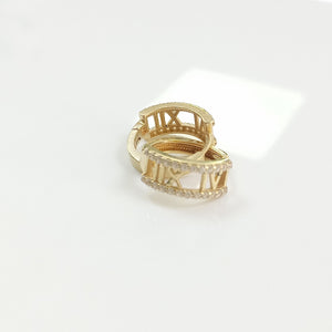 BROQUELES PAR ORO 14 K 2.9 GRMS (SEMINUEVO)