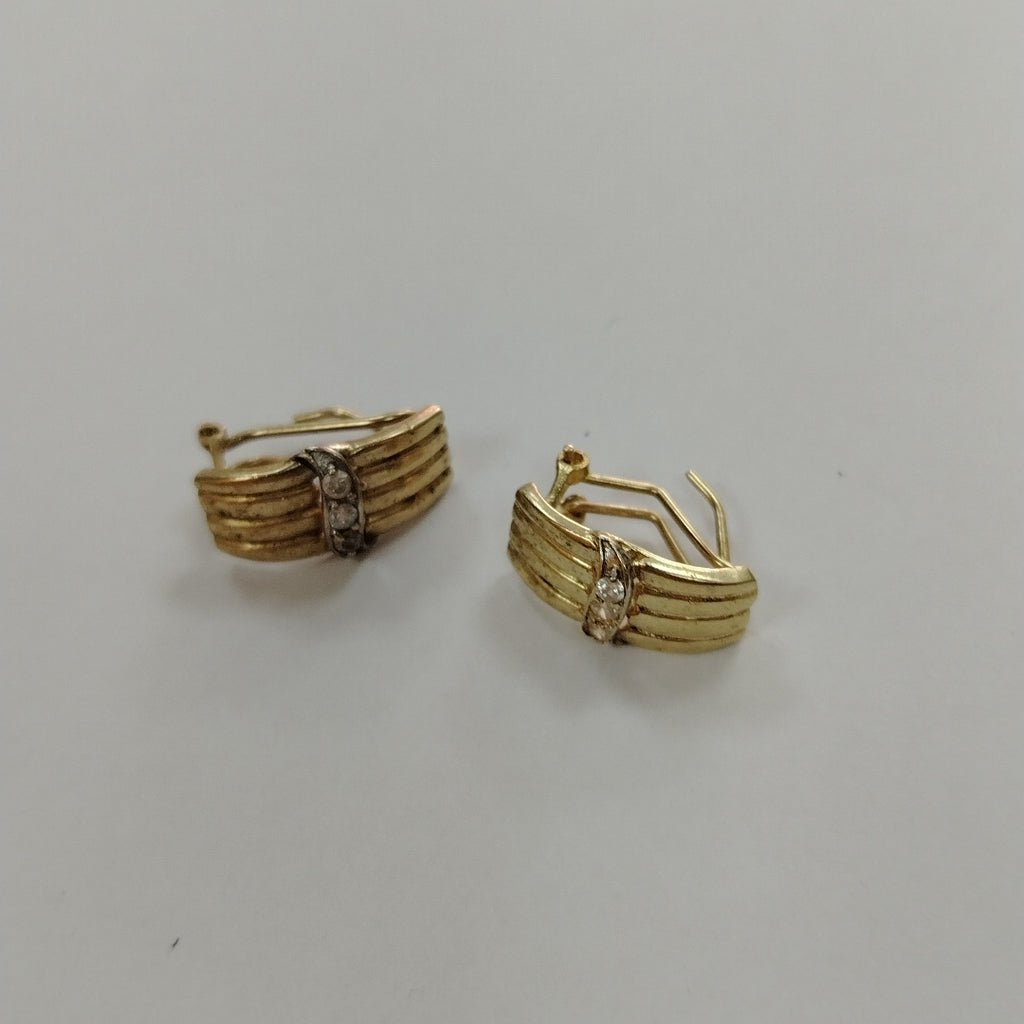 ARETES PAR ORO 14 K 3.7 GRMS (SEMINUEVO)