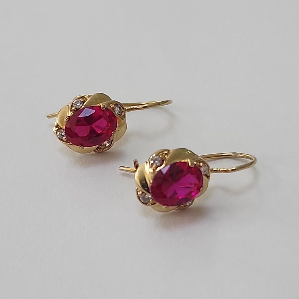 ARETES PAR ORO 10 K 2.2 GRMS (SEMINUEVO)