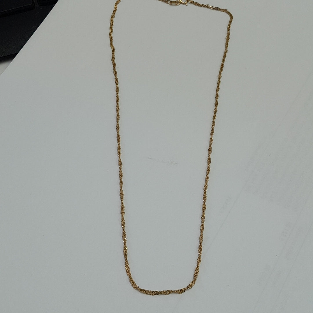 CADENA ORO 14 K 2.3 GRMS (SEMINUEVO)