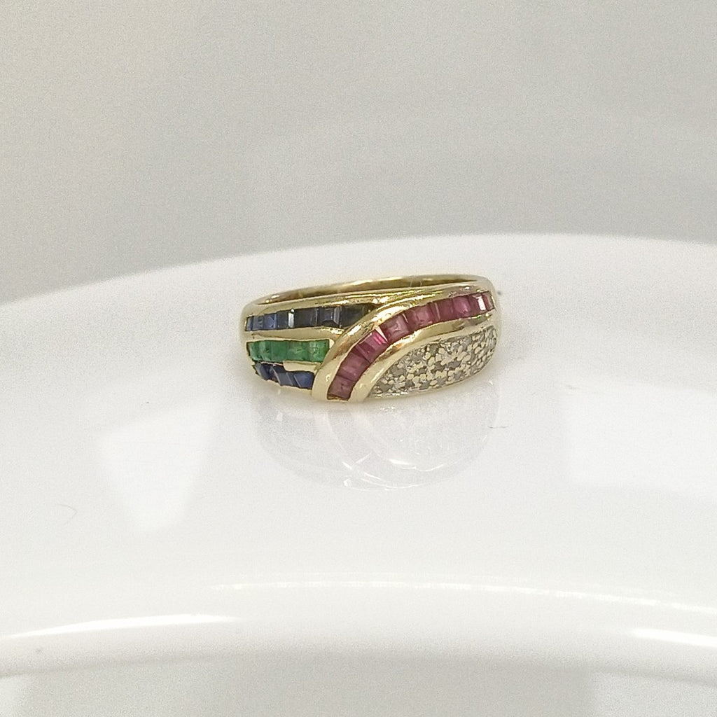 ANILLO ORO 14 K 4.3 GRMS (SEMINUEVO)