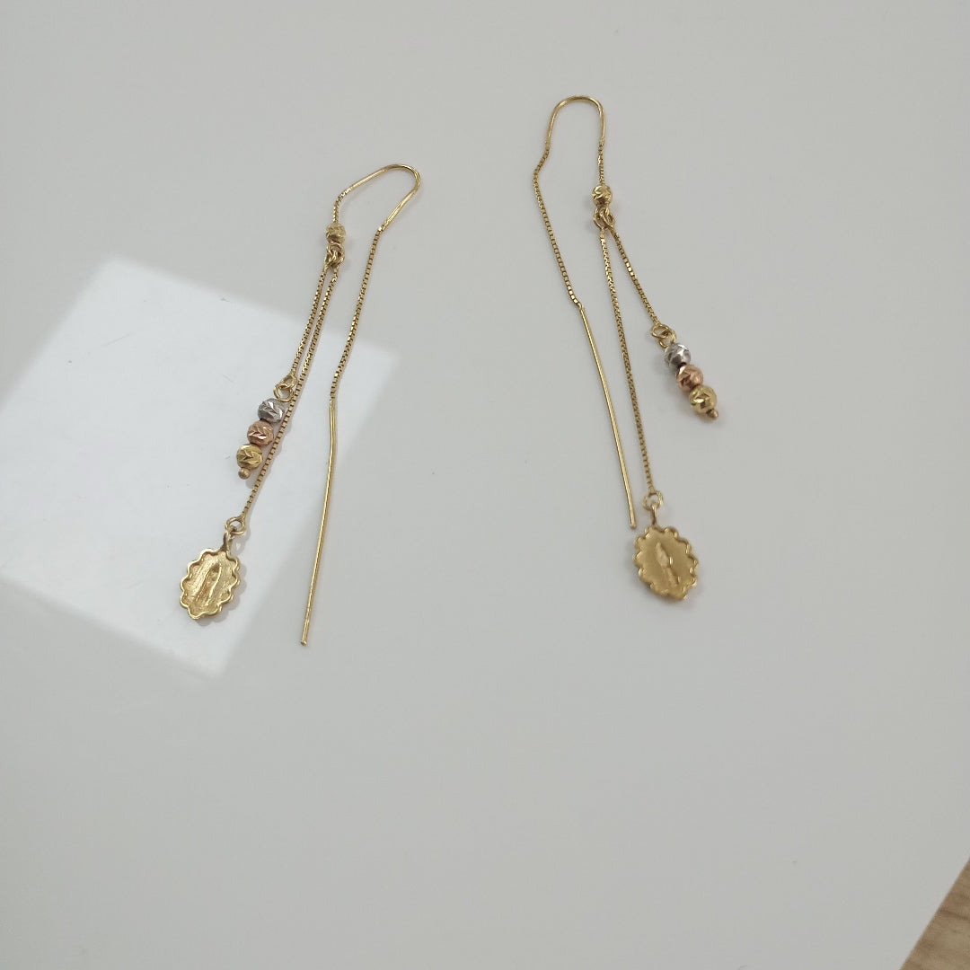 VIOLADORES PAR ORO 10 K 3.4 GRMS (SEMINUEVO)