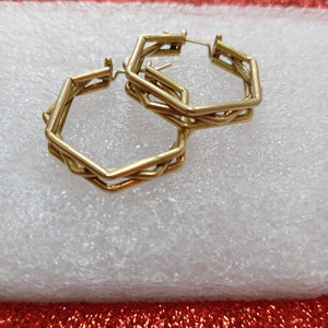 ARRACADAS PAR ORO 14 K 6.1 GRMS (SEMINUEVO)
