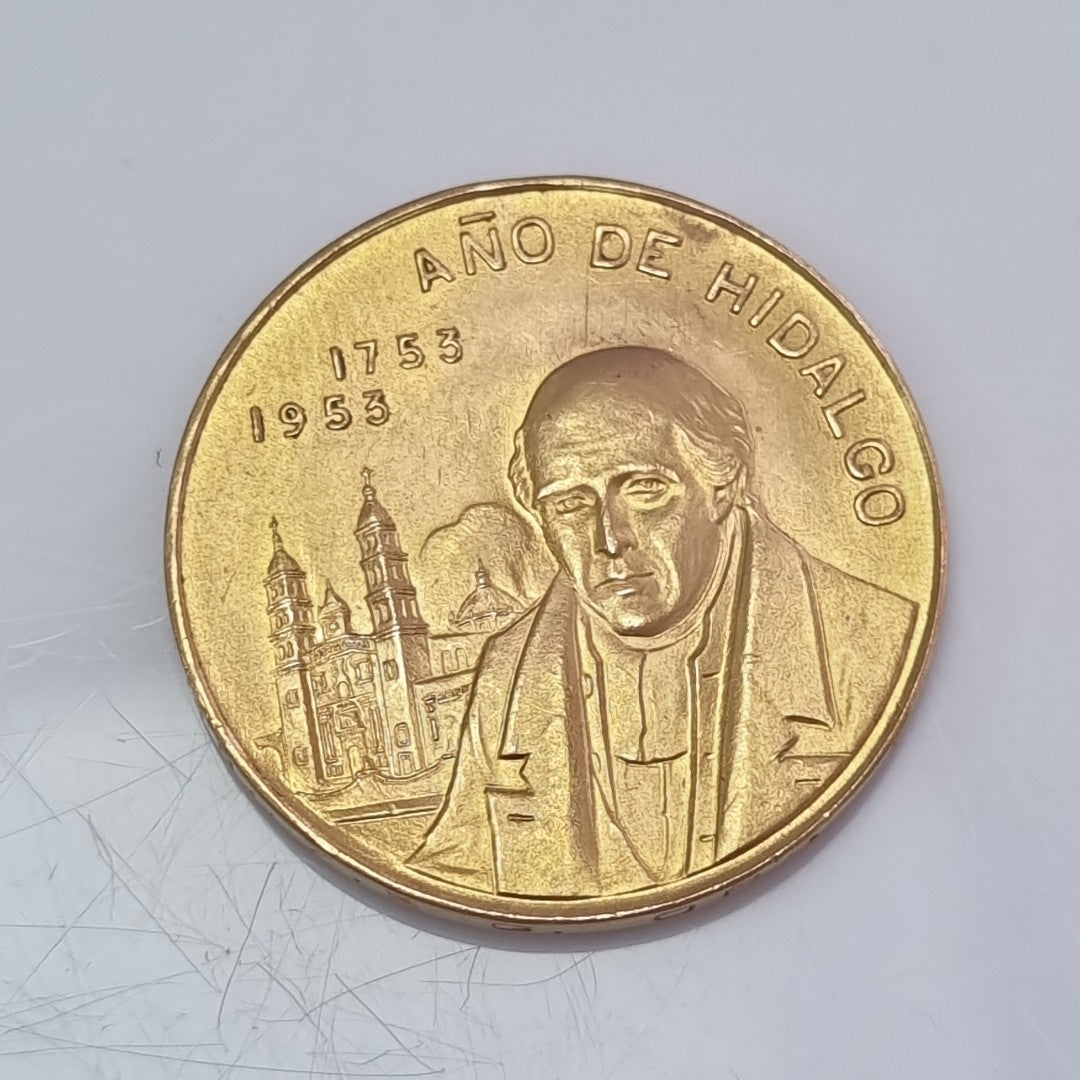 MEDALLA CONMEMORATIVA ORO 21 K 8,30 GRMS (SEMINUEVO)