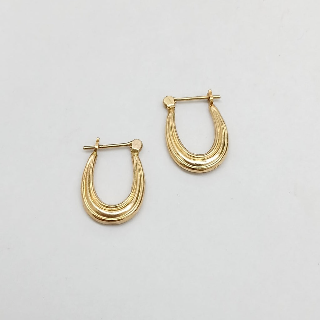 ARETES PAR ORO 10 K 1,00 GRMS (SEMINUEVO)