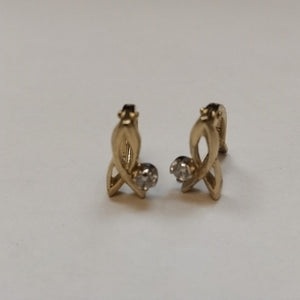 ARETES PAR ORO 14 K 2.2 GRMS (SEMINUEVO)