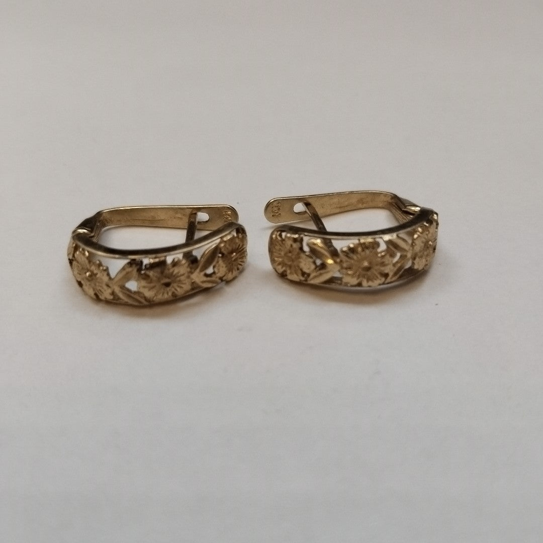 ARETES PAR ORO 14 K 3.2 GRMS (SEMINUEVO)
