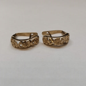 ARETES PAR ORO 14 K 3.2 GRMS (SEMINUEVO)
