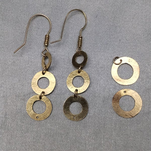 ARETES PAR ORO 8 K 2.5 GRMS (SEMINUEVO)
