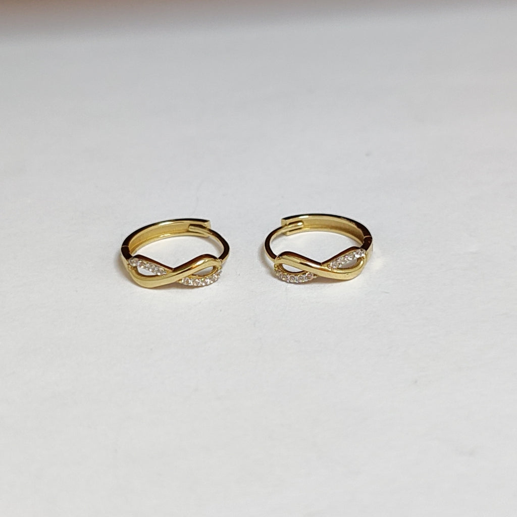 ARRACADAS PAR ORO 14 K 2,10 GRMS (SEMINUEVO)