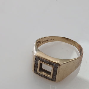 ANILLO ORO 14 K 5.3 GRMS (SEMINUEVO)