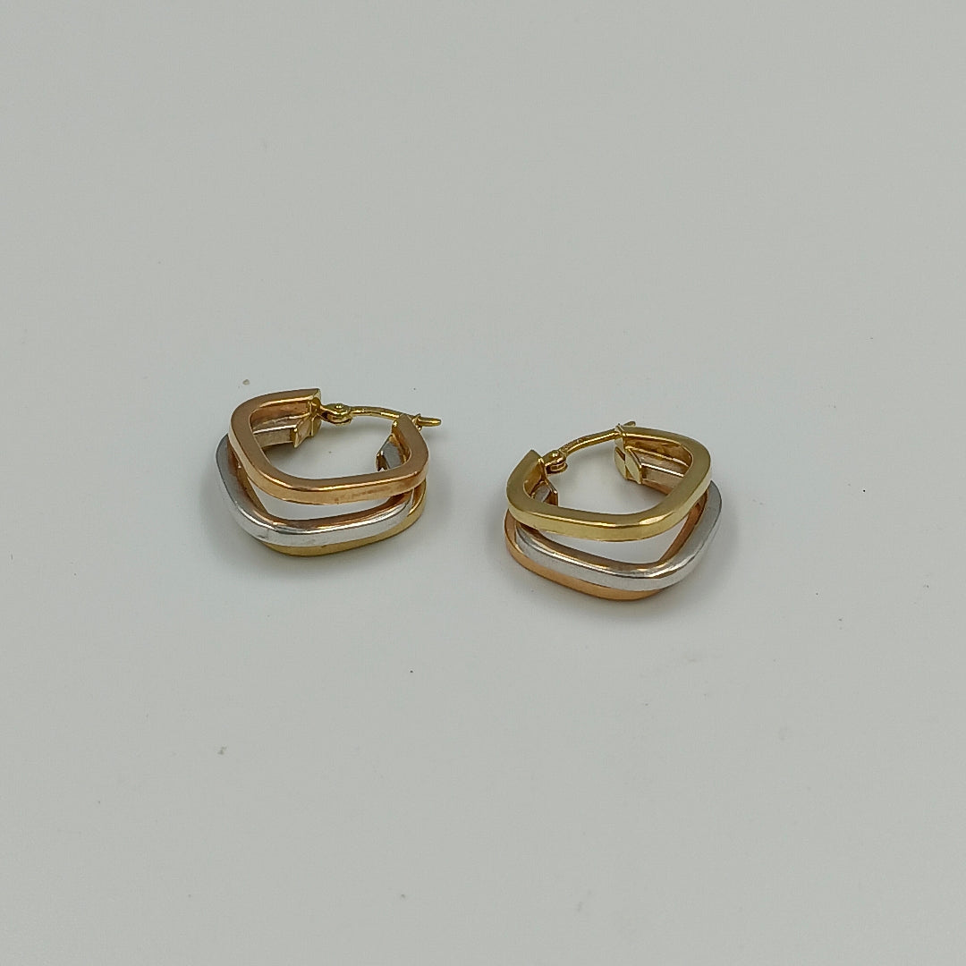 ARRACADAS PAR ORO 14 K 4.2 GRMS (SEMINUEVO)