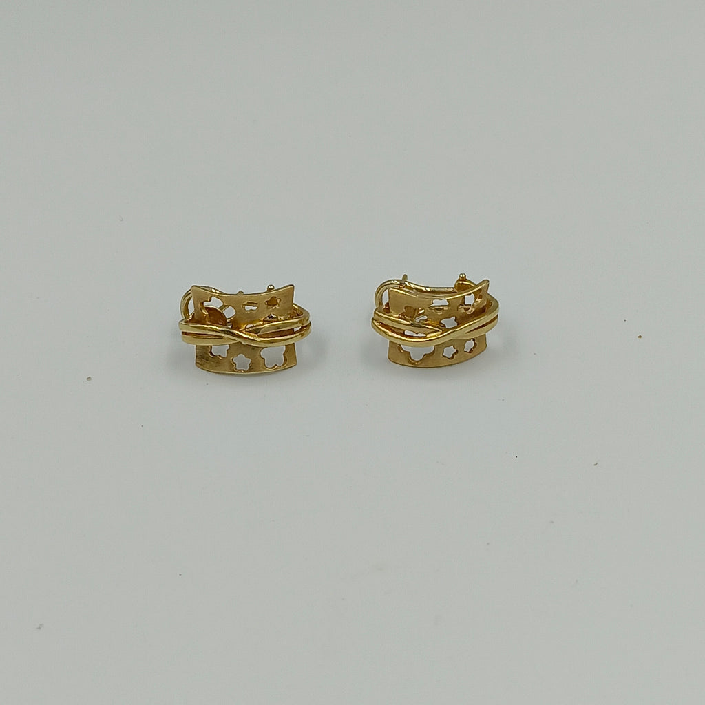 ARETES PAR ORO 14 K 6.4 GRMS (SEMINUEVO)