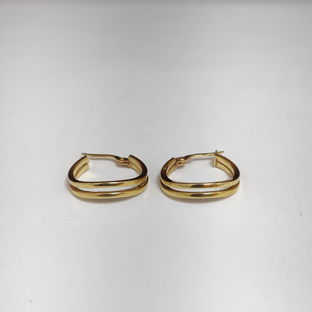 ARRACADAS PAR ORO 14 K 1,50 GRMS (SEMINUEVO)