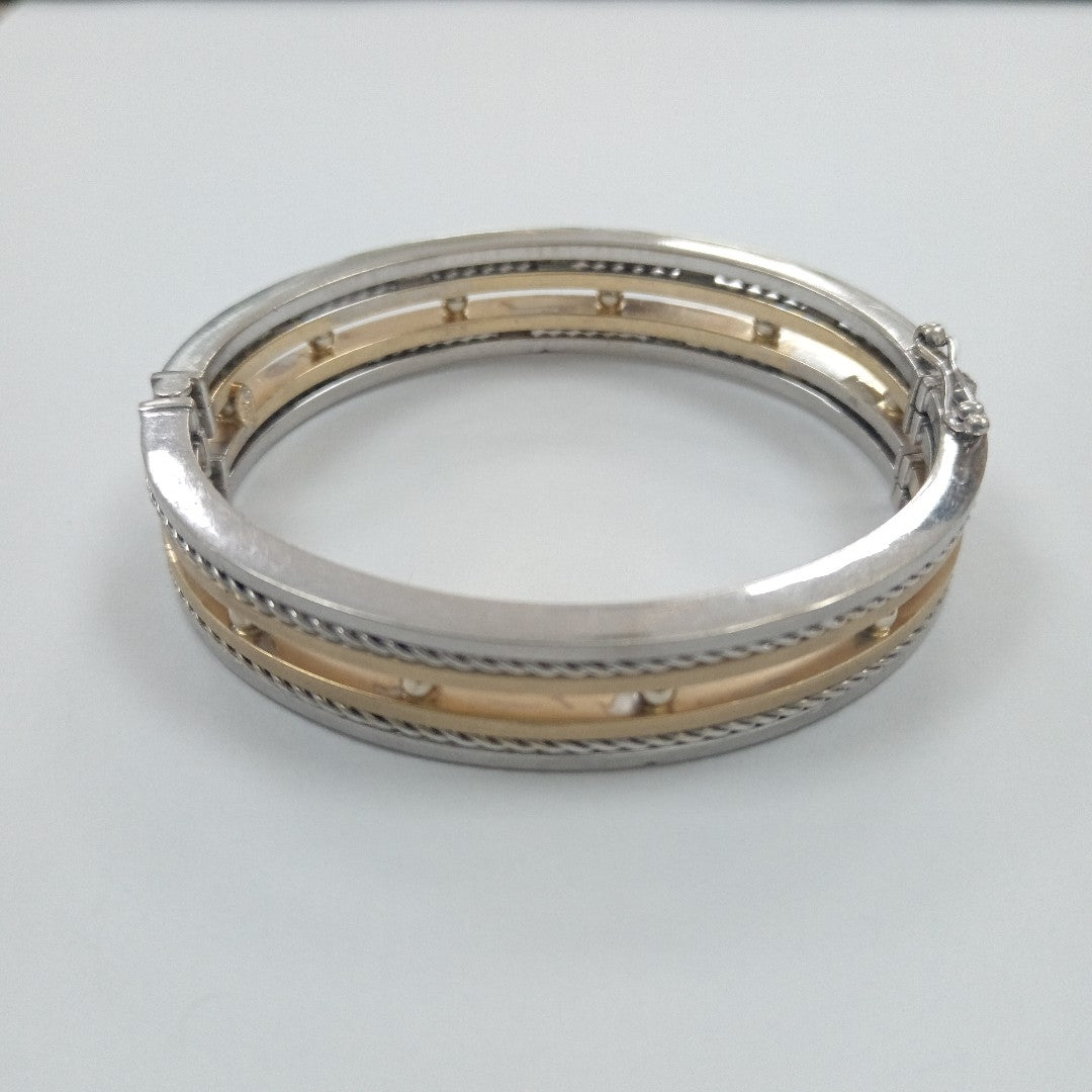 PULSERA RIGIDA ORO 14 K 32.3 GRMS (SEMINUEVO)