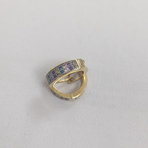 ARRACADAS PAR ORO 14 K 1.6 GRMS (SEMINUEVO)