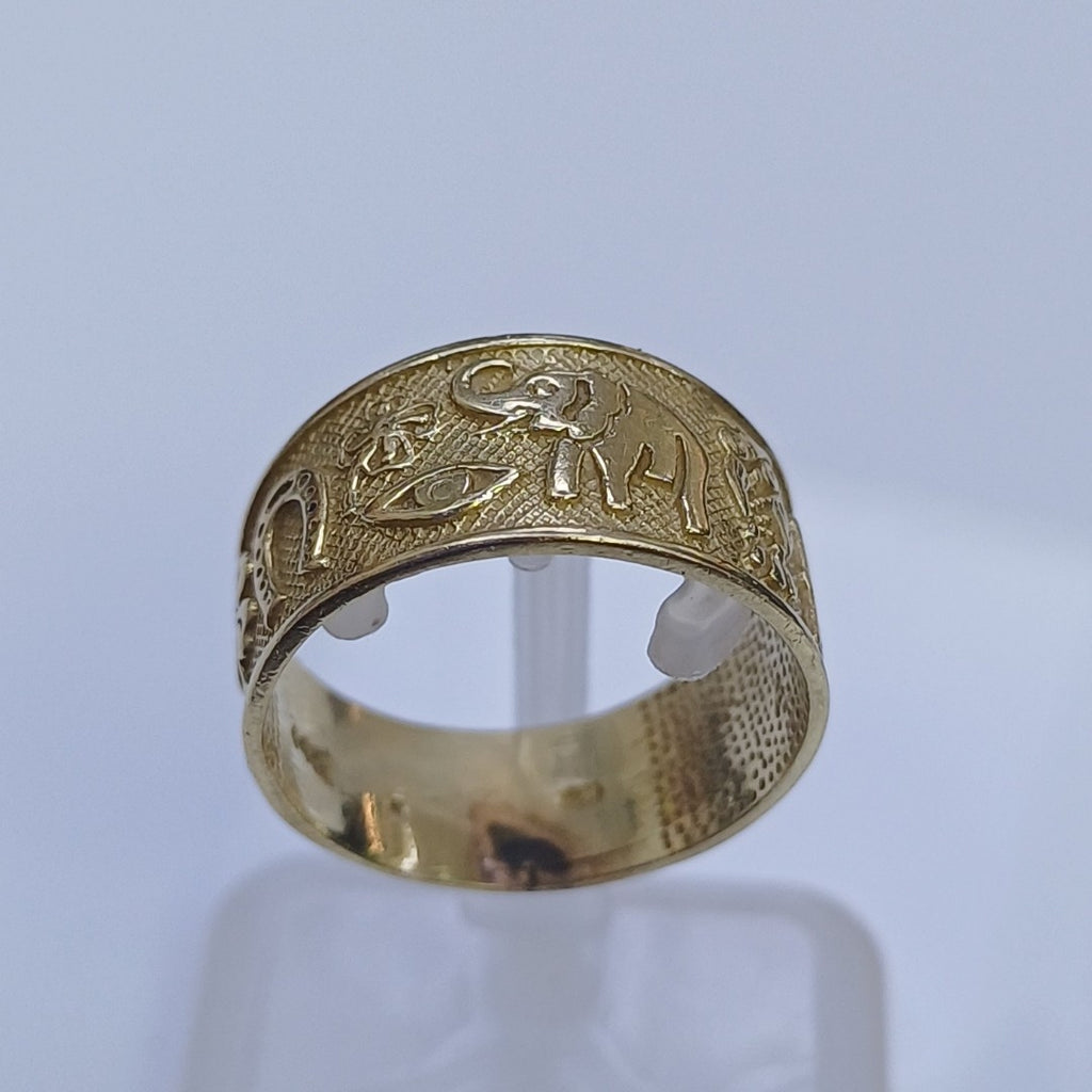 ARGOLLA DE LA SUERTE ORO 14 K 4,80 GRMS (SEMINUEVO)