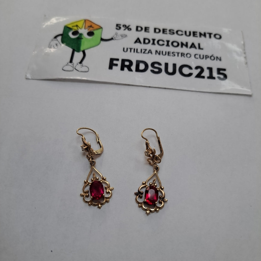 ARETES PAR ORO 10 K 4,00 GRMS (SEMINUEVO)