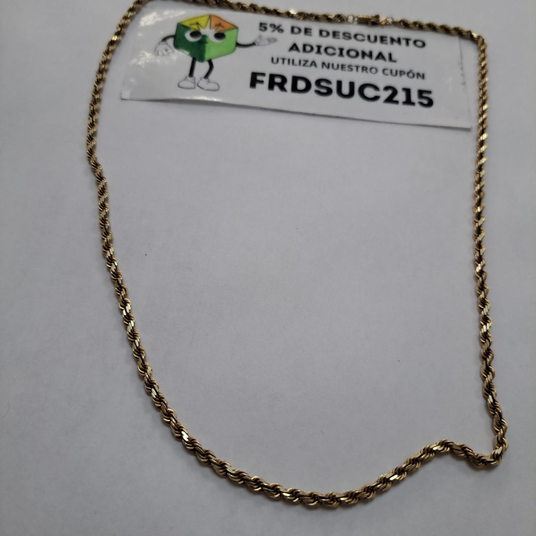 CADENA ORO 14 K 22,60 GRMS (SEMINUEVO)
