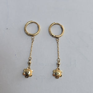 ARRACADAS PAR ORO 14 K 1,90 GRMS (SEMINUEVO)