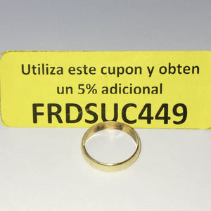 ARGOLLA ORO 14 K 2.3 GRMS (SEMINUEVO)