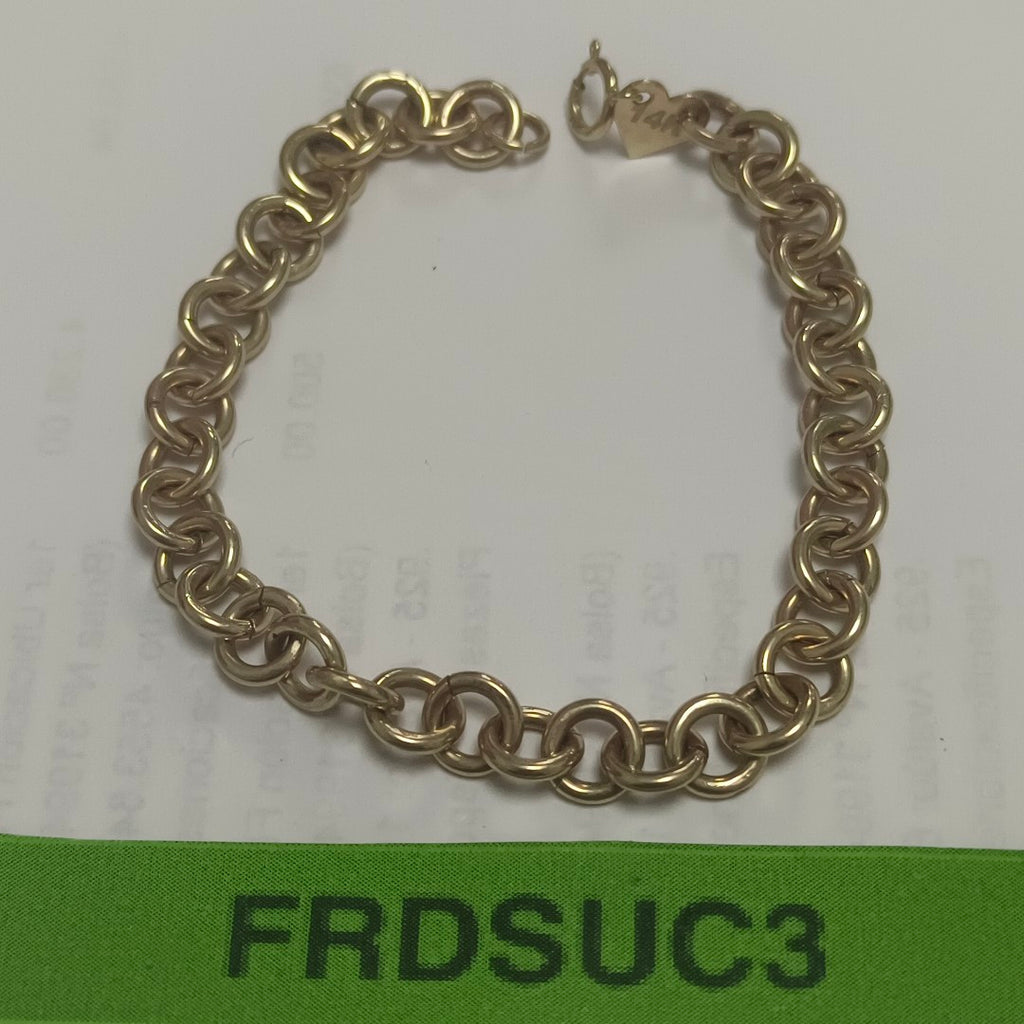 PULSERA ORO 14 K 8.5 GRMS (SEMINUEVO)