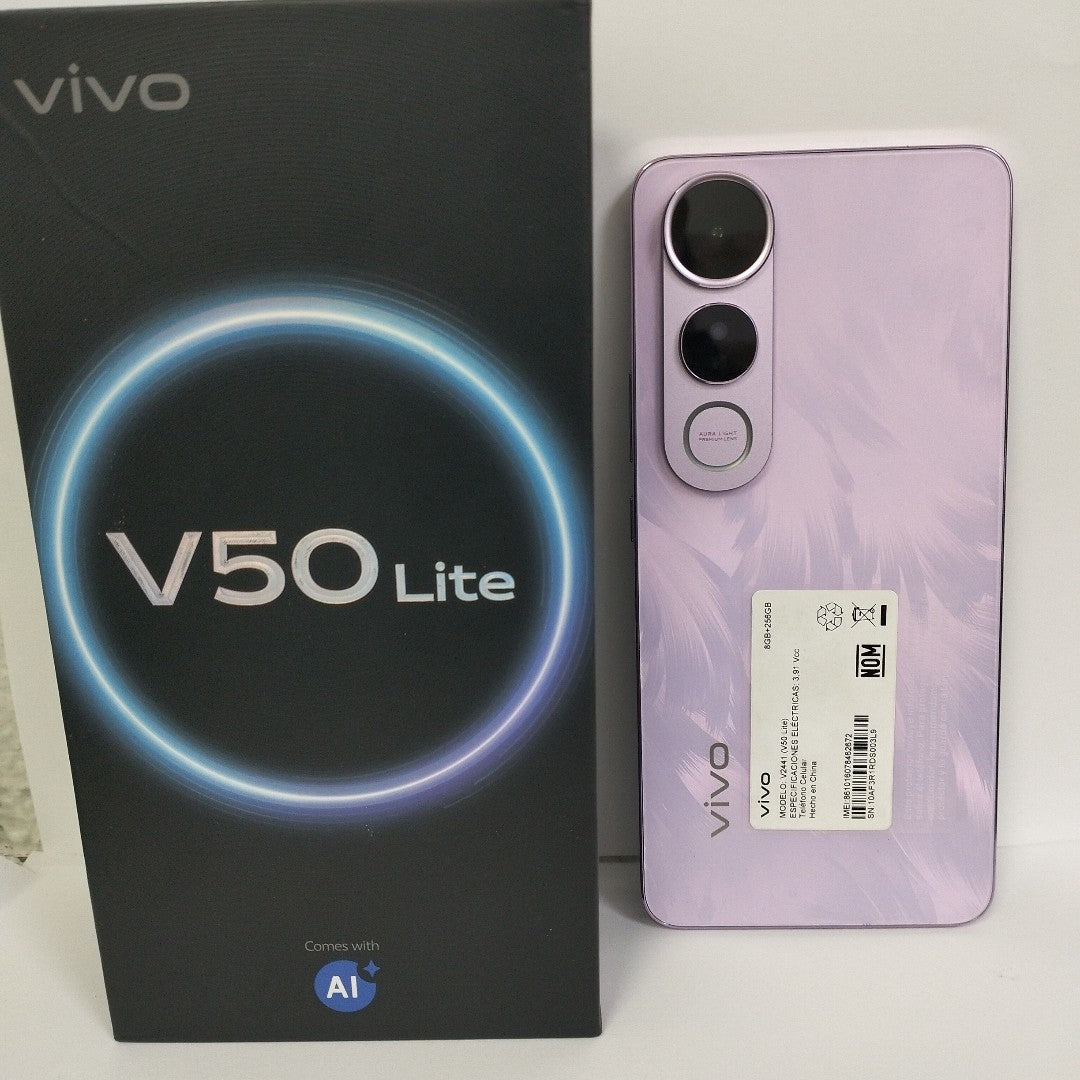 CELULAR VIVO V50 LITE V2441 (2025) 256 GB 8 GB RAM (SEMINUEVO)
