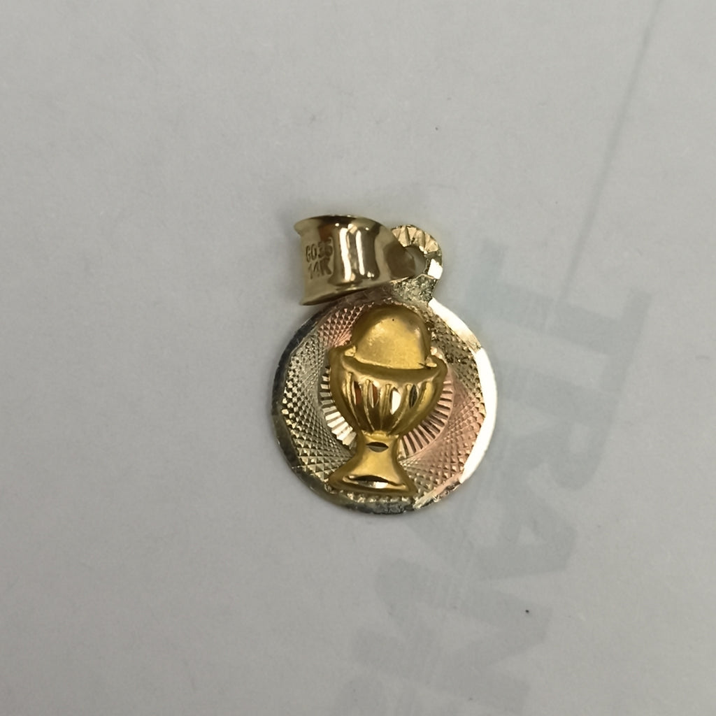 MEDALLA RELIGIOSA ORO 14 K 0,70 GRMS (SEMINUEVO)