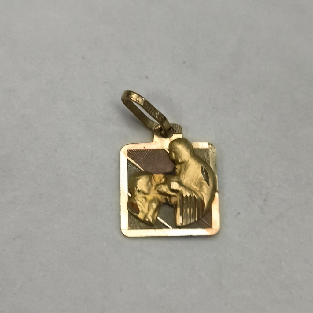 MEDALLA RELIGIOSA ORO 10 K 0,70 GRMS (SEMINUEVO)