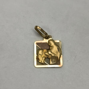 MEDALLA RELIGIOSA ORO 10 K 0,70 GRMS (SEMINUEVO)