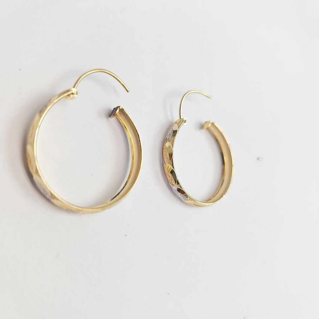 ARRACADAS PAR ORO 14 K 4.2 GRMS (SEMINUEVO)