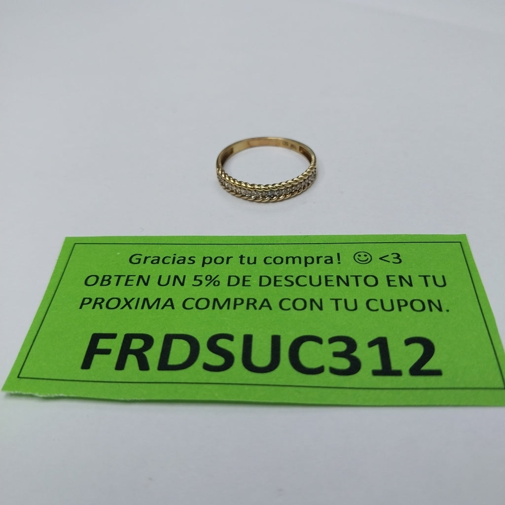 ANILLO ORO 10 K 1.4 GRMS (SEMINUEVO)