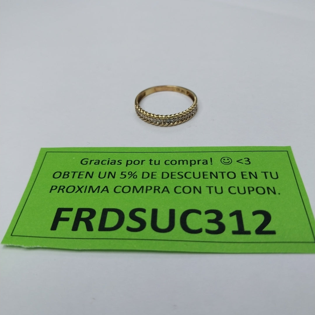 ANILLO ORO 10 K 1.4 GRMS (SEMINUEVO)