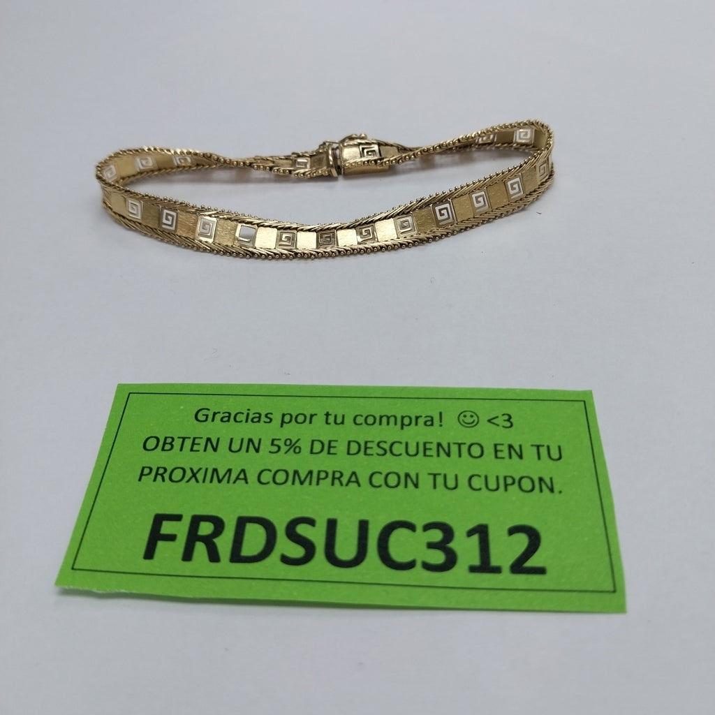PULSERA ORO 14 K 8.5 GRMS (SEMINUEVO)