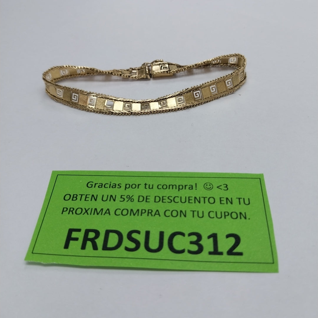 PULSERA ORO 14 K 8.5 GRMS (SEMINUEVO)