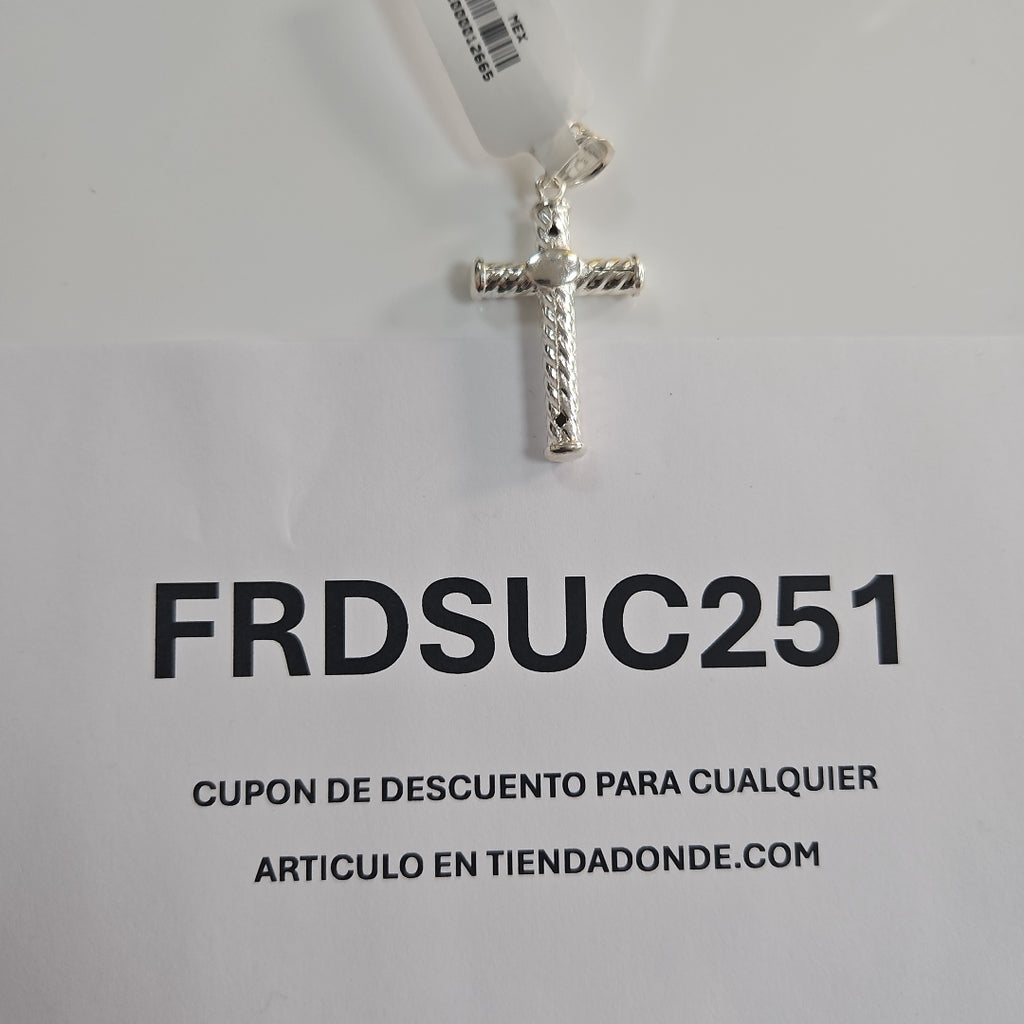 CRUZ PLATA .925 3.3 GR (NUEVO)