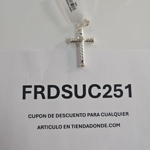CRUZ PLATA .925 3.3 GR (NUEVO)