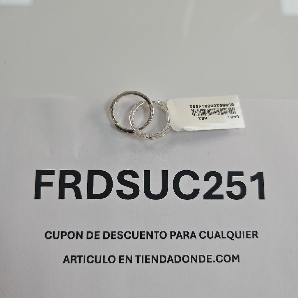 ARRACADAS C/CIRCONIAS PLATA .925 2.2 GR (NUEVO)