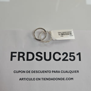 ARRACADAS C/CIRCONIAS PLATA .925 2.2 GR (NUEVO)