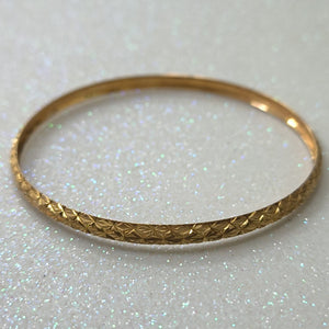 PULSERA RIGIDA ORO 10 K 4,40 GRMS (SEMINUEVO)