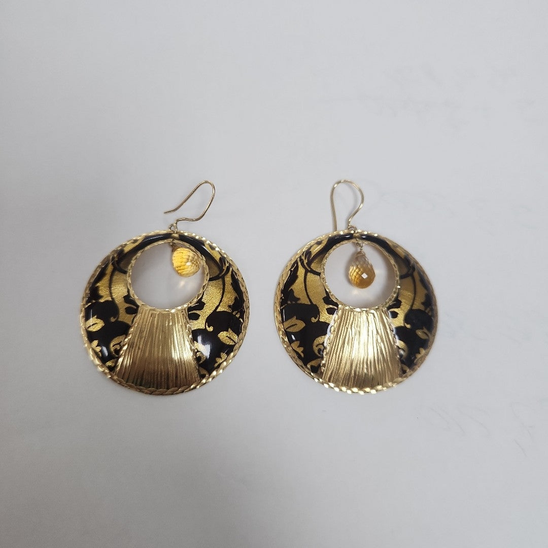 ARETES PAR ORO 14 K 15,30 GRMS (SEMINUEVO)
