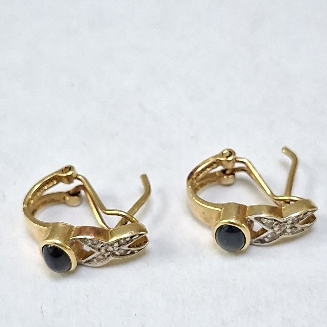 ARETES PAR ORO 14 K 4,80 GRMS (SEMINUEVO)