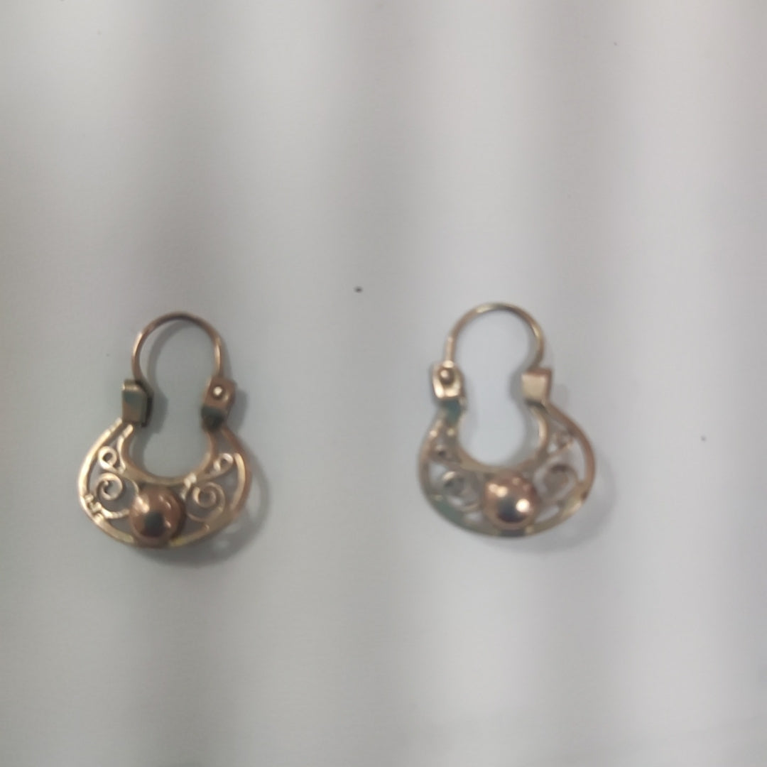ARRACADAS PAR ORO 10 K 0.9 GRMS (SEMINUEVO)