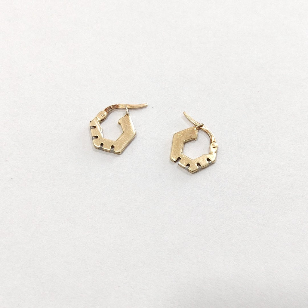 ARRACADAS PAR ORO 14 K 2,00 GRMS (SEMINUEVO)