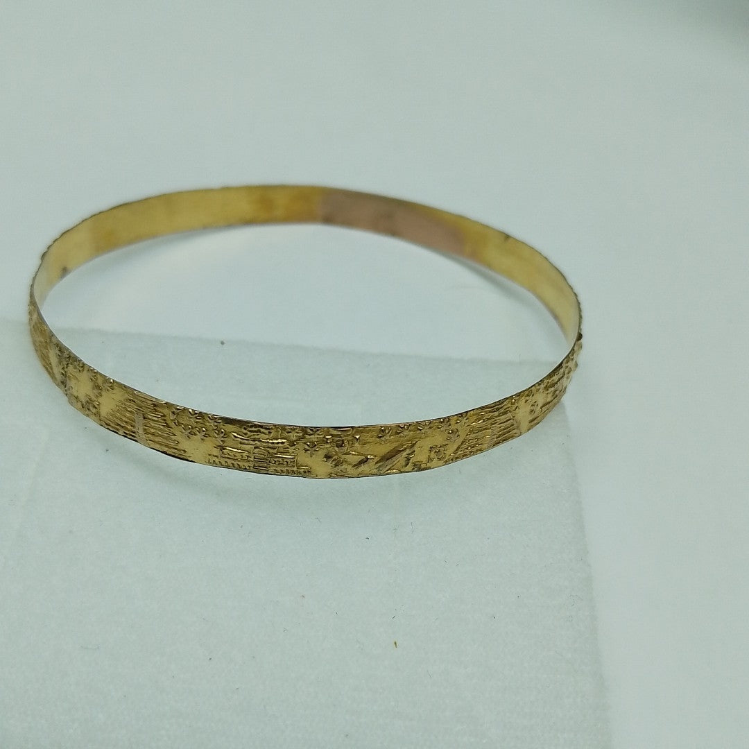PULSERA RIGIDA ORO 10 K 8.6 GRMS (SEMINUEVO)