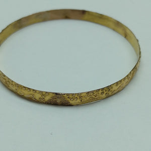 PULSERA RIGIDA ORO 10 K 10.3 GRMS (SEMINUEVO)